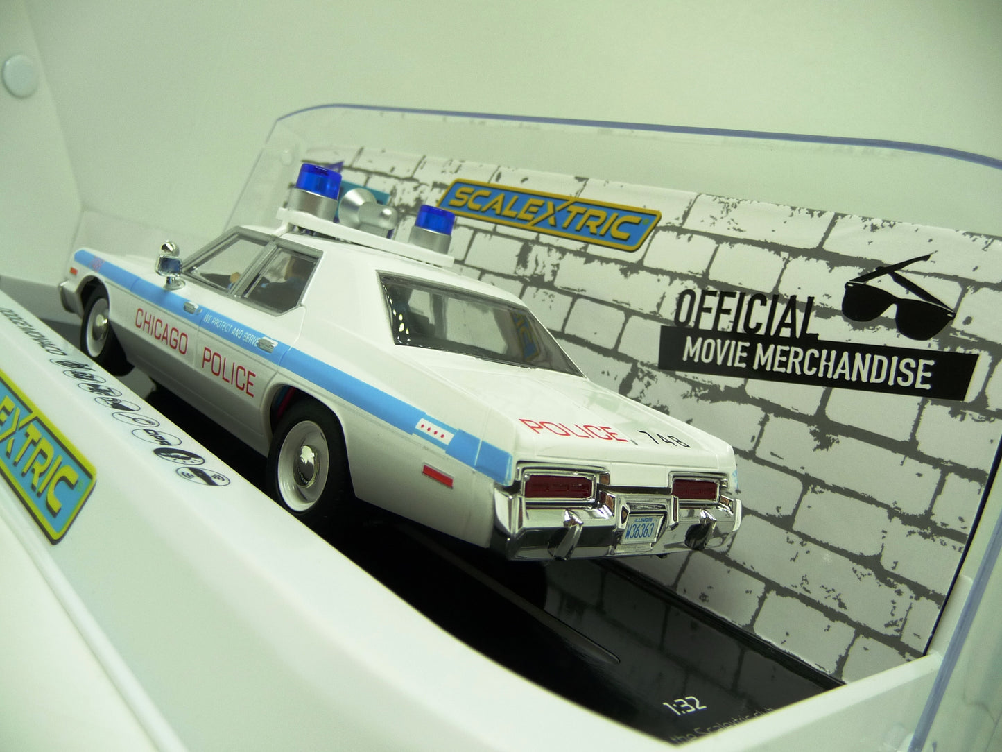 Scalextric C4407 Dodge Monaco - Blues Brothers - Chicago Police
