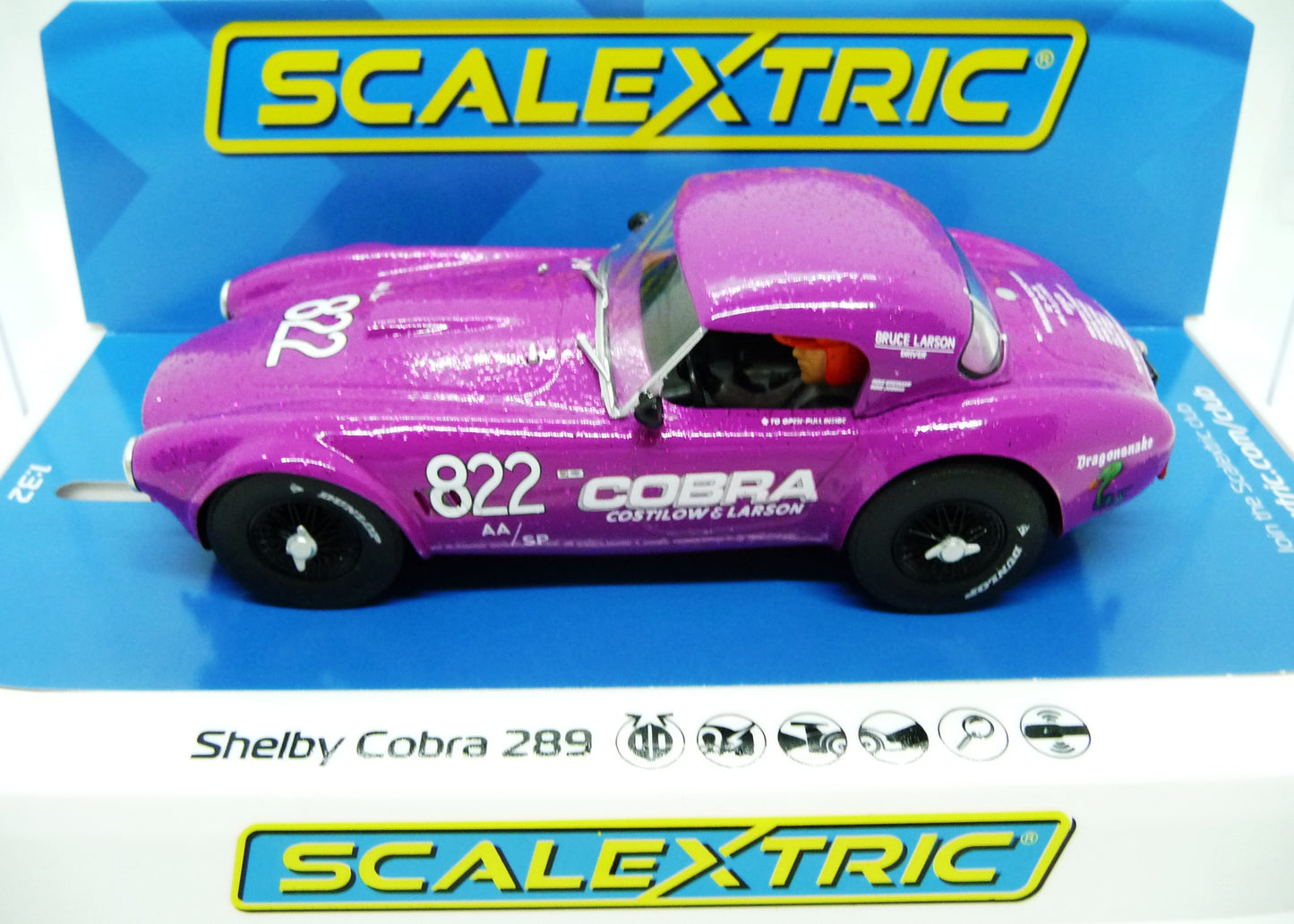 Scalextric C4418 Shelby Cobra 289 - Dragon Snake - Goodwood 2021