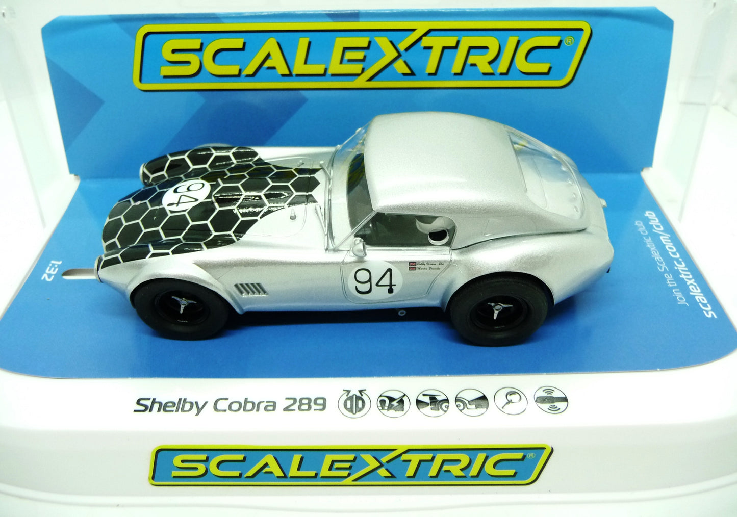 Scalextric C4417 Shelby Cobra 289 - Csx2201- Snake Eyes
