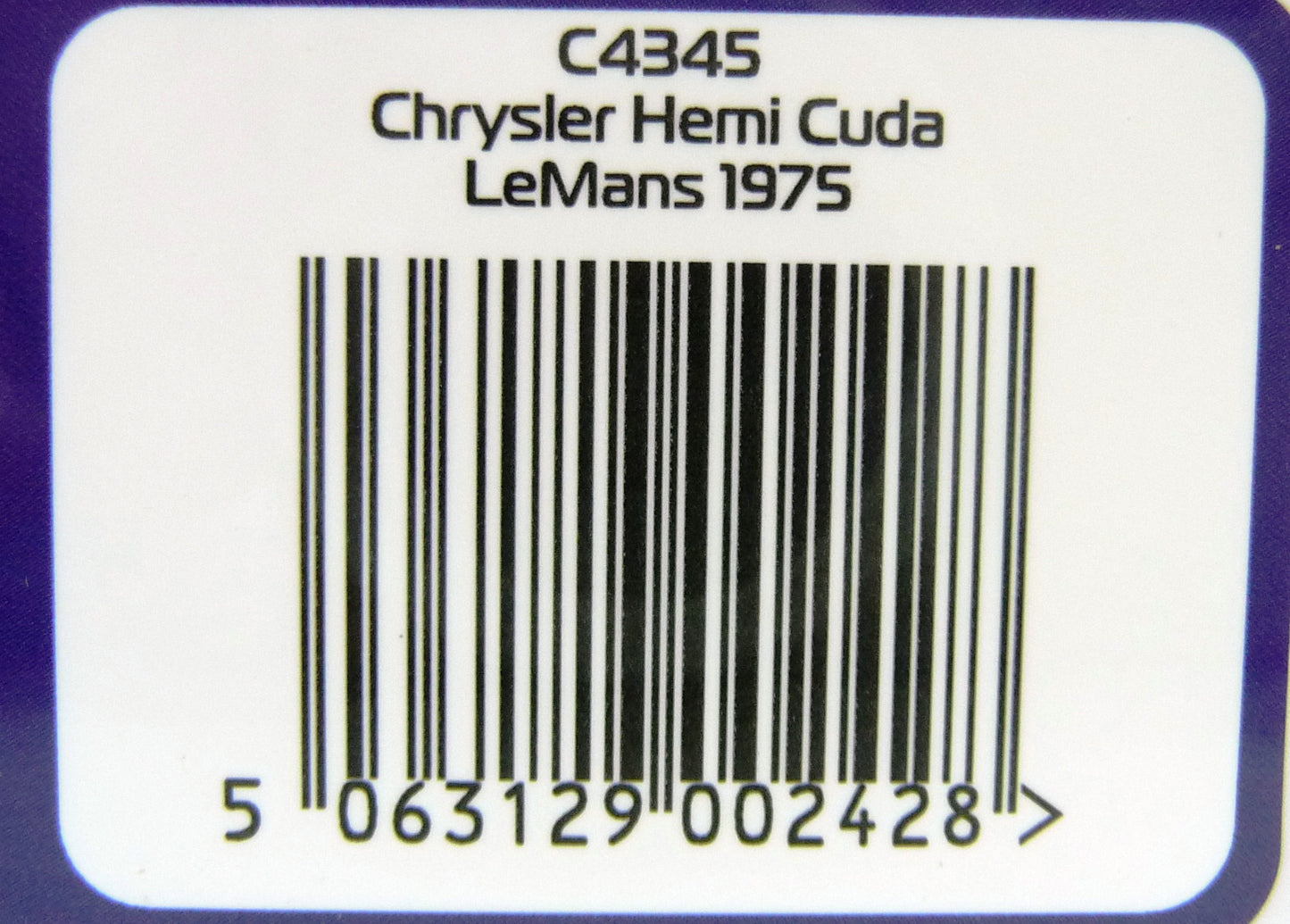 Scalextric C4345 Chrysler Hemicuda - Lemans 1975