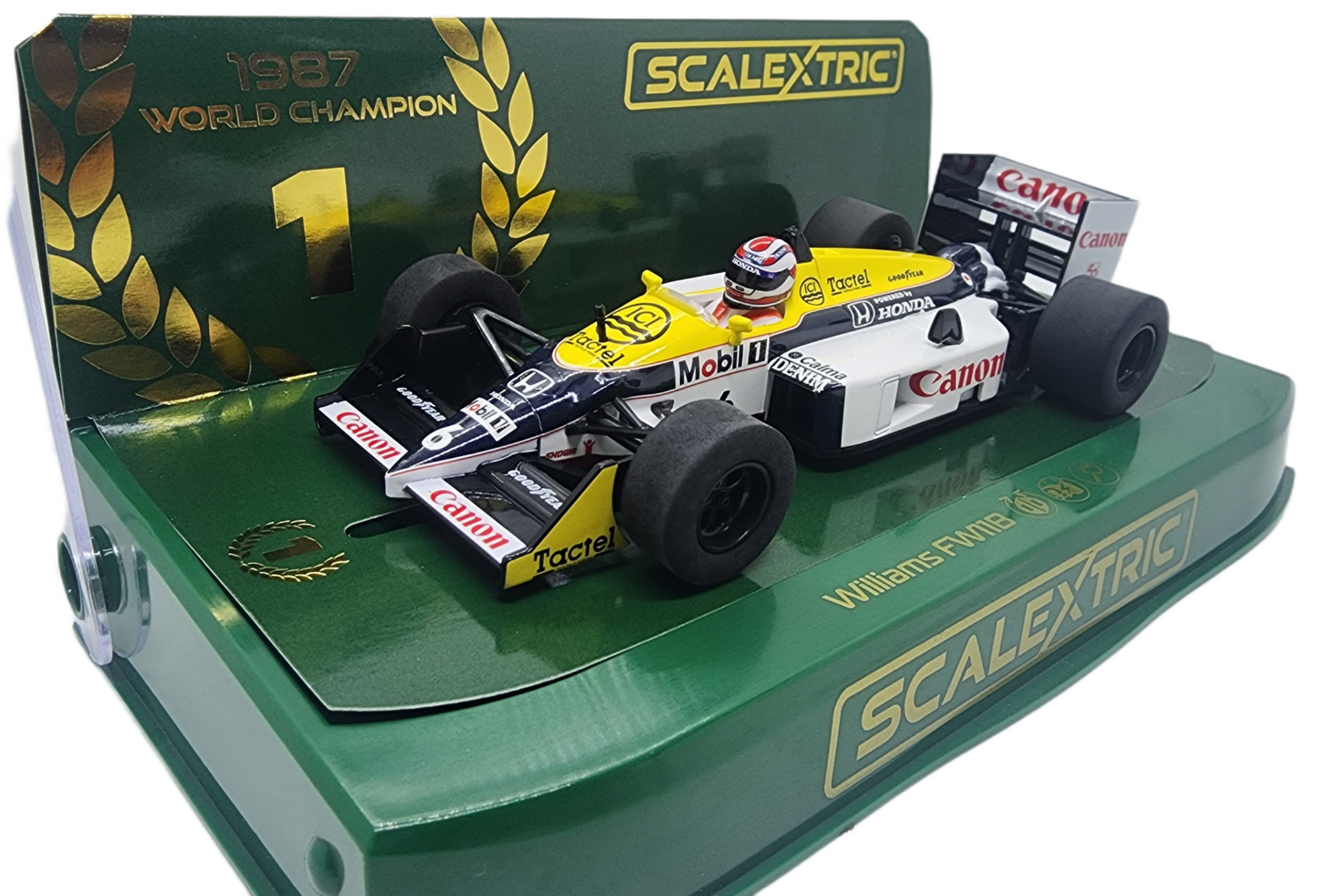 Scalextric C4309 Williams FW11 Nelson Piquet 1987 World Champion