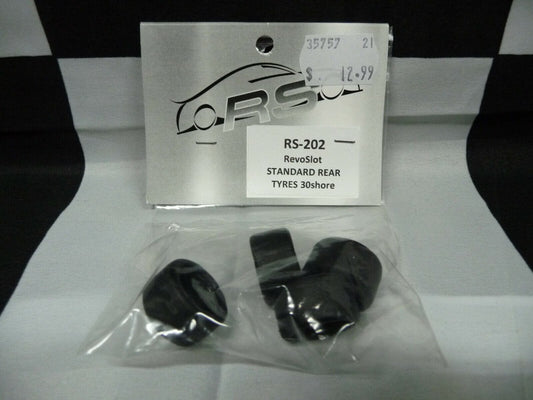 RevoSlot RS-202 RevoSlot Standard Rear Tyres 30shore