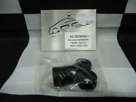 RevoSlot RS-202WSG RevoSlot SUPERGRIP WIDE 20x11.5 Rear Tyres 15sh