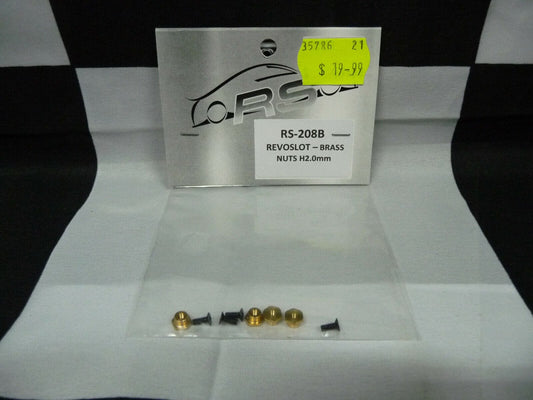 RevoSlot RS-208B RevoSlot Brass Nuts H2.0mm + Screws