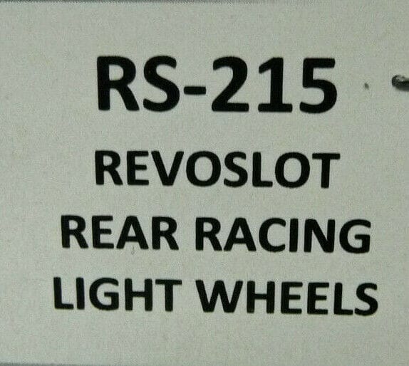 RevoSlot RS-215 RevoSlot Rear Racing Light Wheels