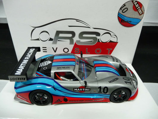 Revoslot 1:32 RS0075 Marcos Martini Racing Silver No.10 slot car also suits  Scalextric/Carrera