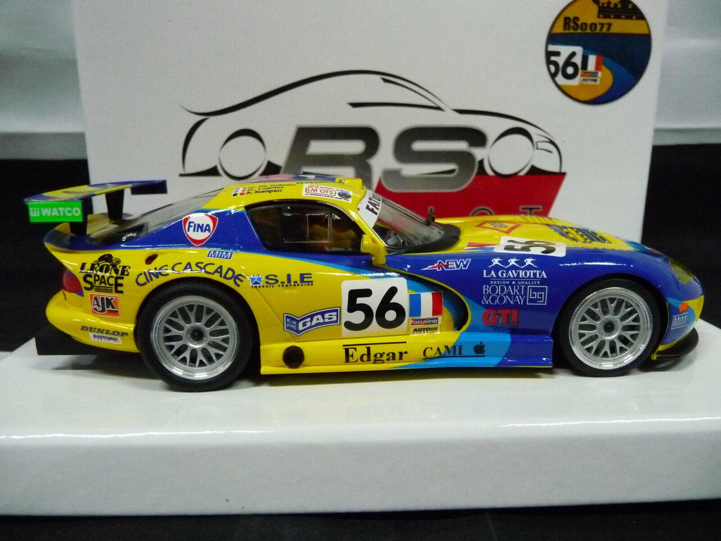 Revoslot 1:32 RS0077 Dodge Viper No56 slot car also suits Scalextric/Carrera