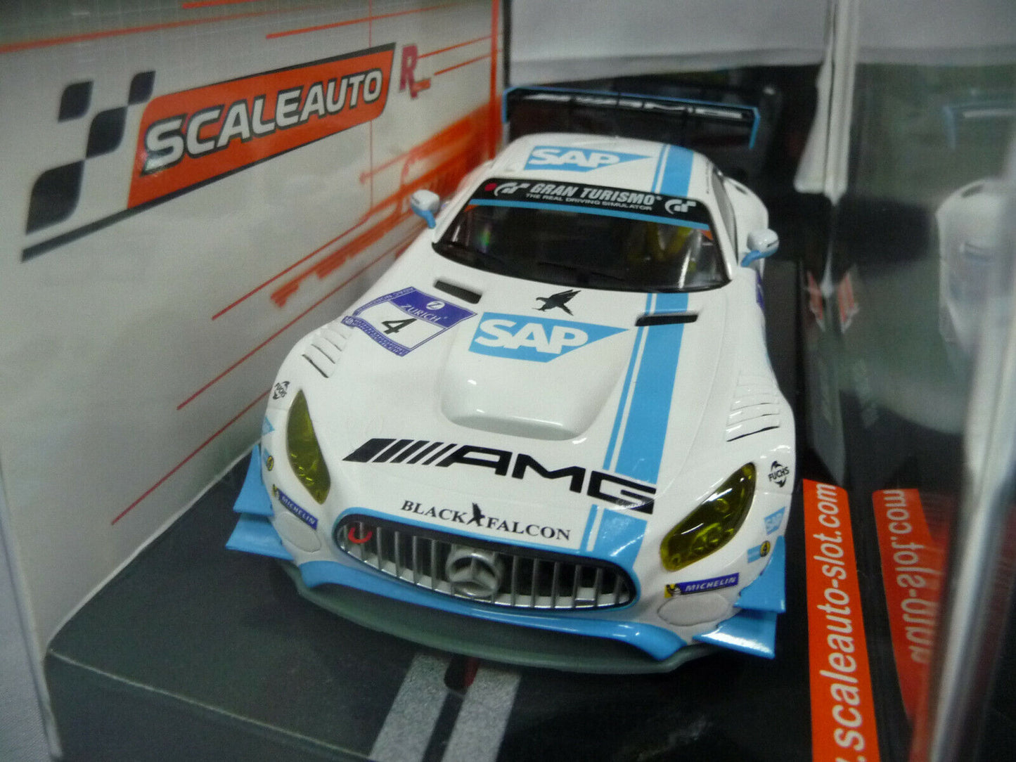 Scaleauto 1:32 SC6219R Mercedes AMG GT3 N/burg 16 1st No4 Scalextri/Carrera