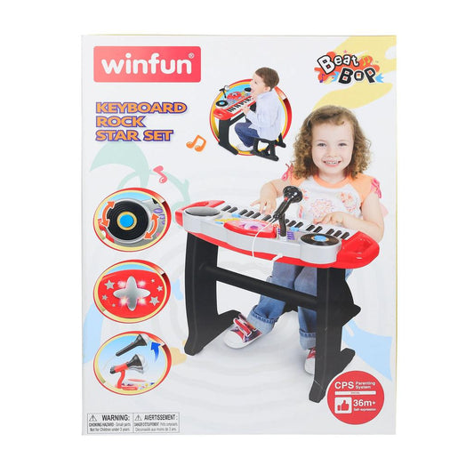 Winfun Beat Bop Keyboard Rock Star Set
