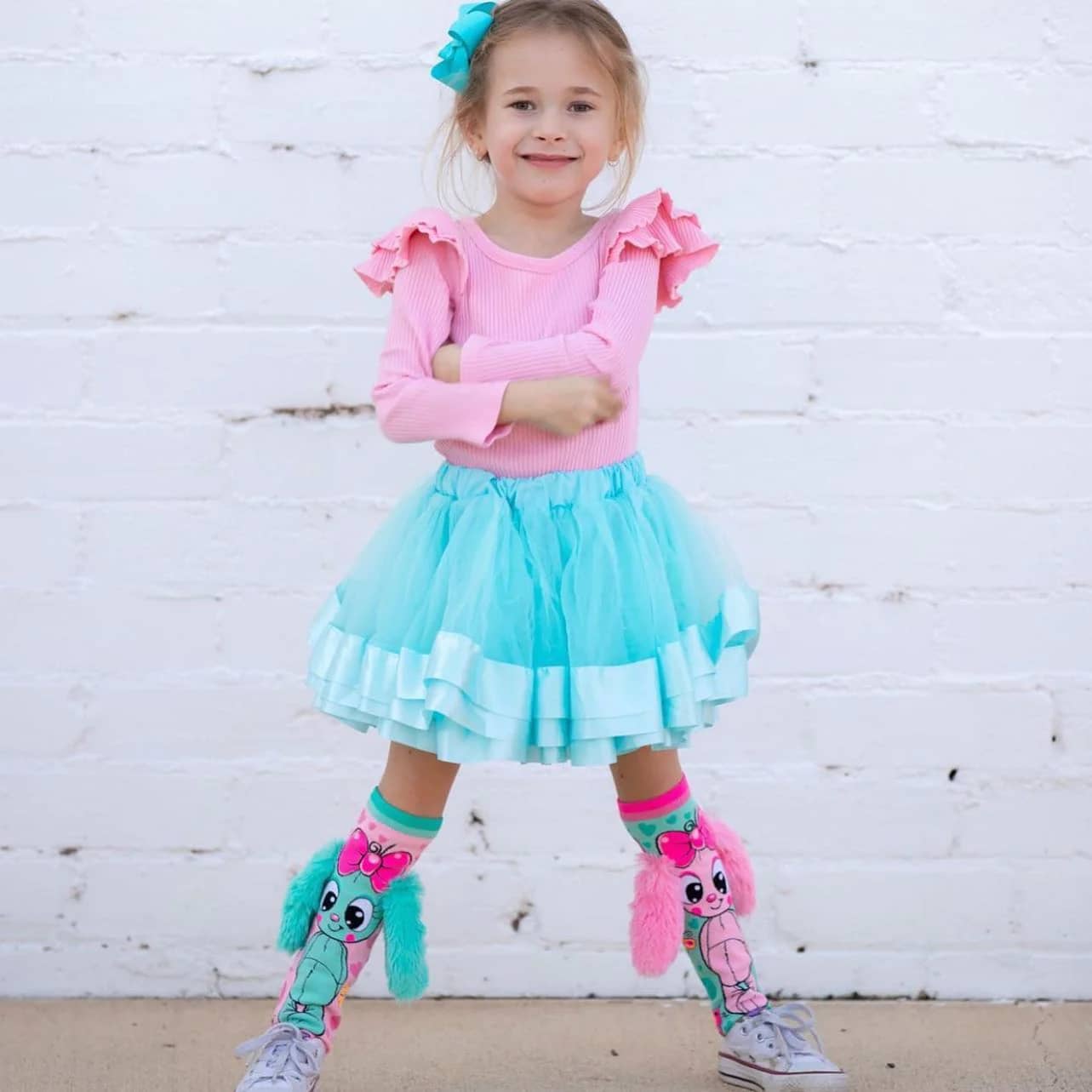 MADMIA - Socks Toddler Age 3-5y - Bunny Fluffy Ears