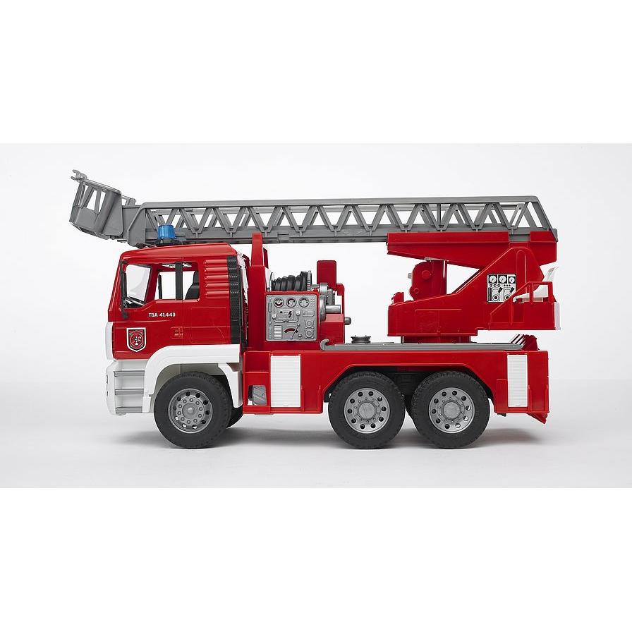 Bruder - Fire Engine Man Tga With Selwing Ladder 1:16 Scale