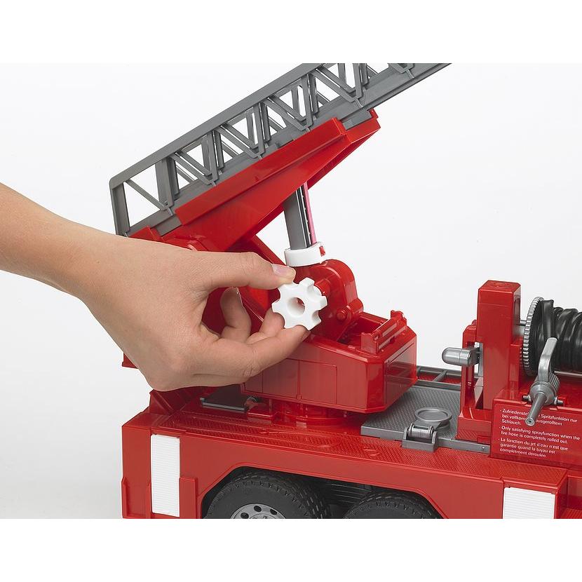 Bruder - Fire Engine Man Tga With Selwing Ladder 1:16 Scale