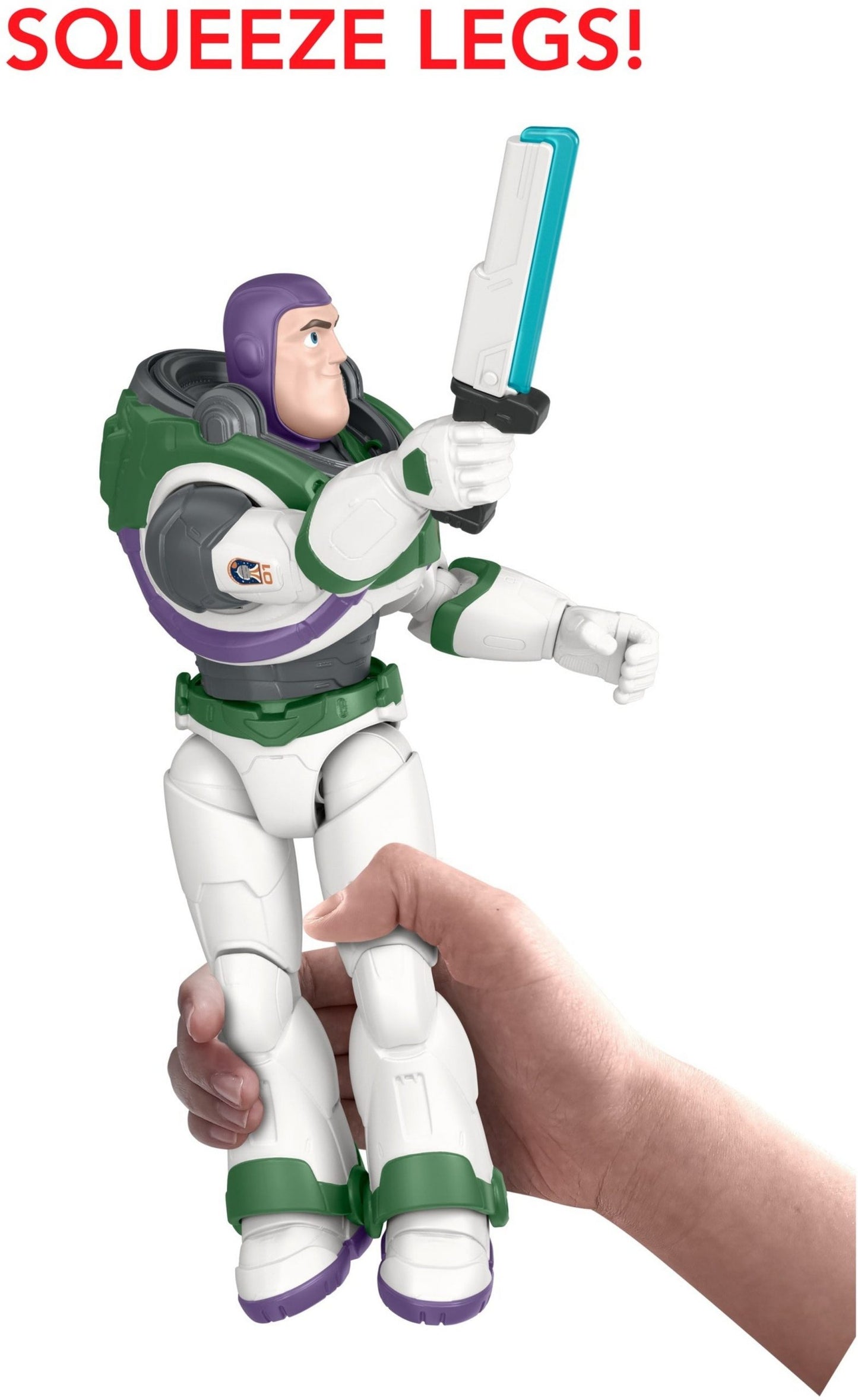 Disney Pixar Lightyear Laser Blade Buzz Lightyear Figure Mattel