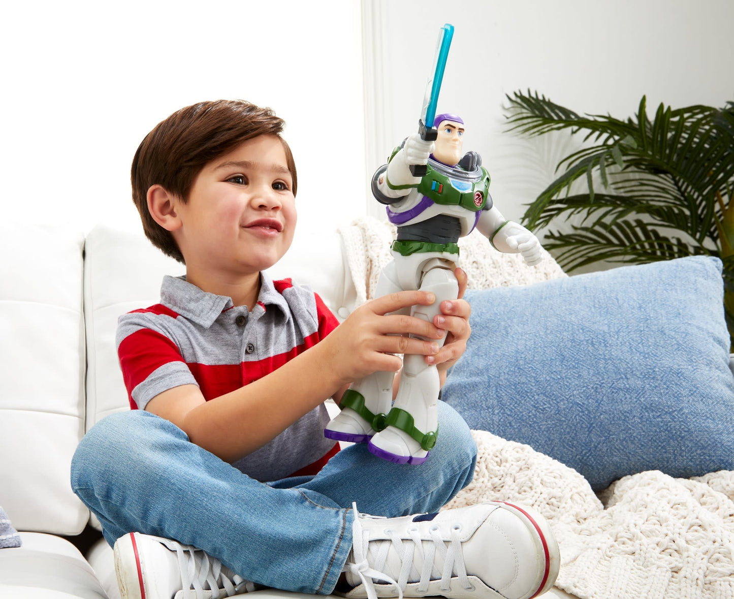 Disney Pixar Lightyear Laser Blade Buzz Lightyear Figure Mattel
