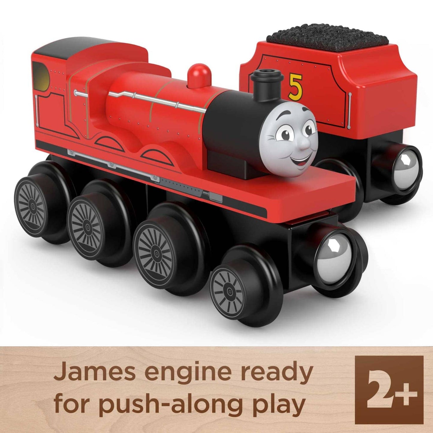 Thomas & Friends Wooden Railway James Engine And Coal-Car