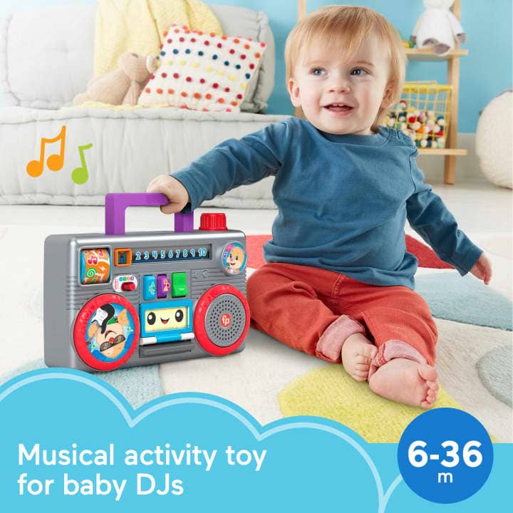 Fisher-Price - Laugh & Learn Busy Boombox