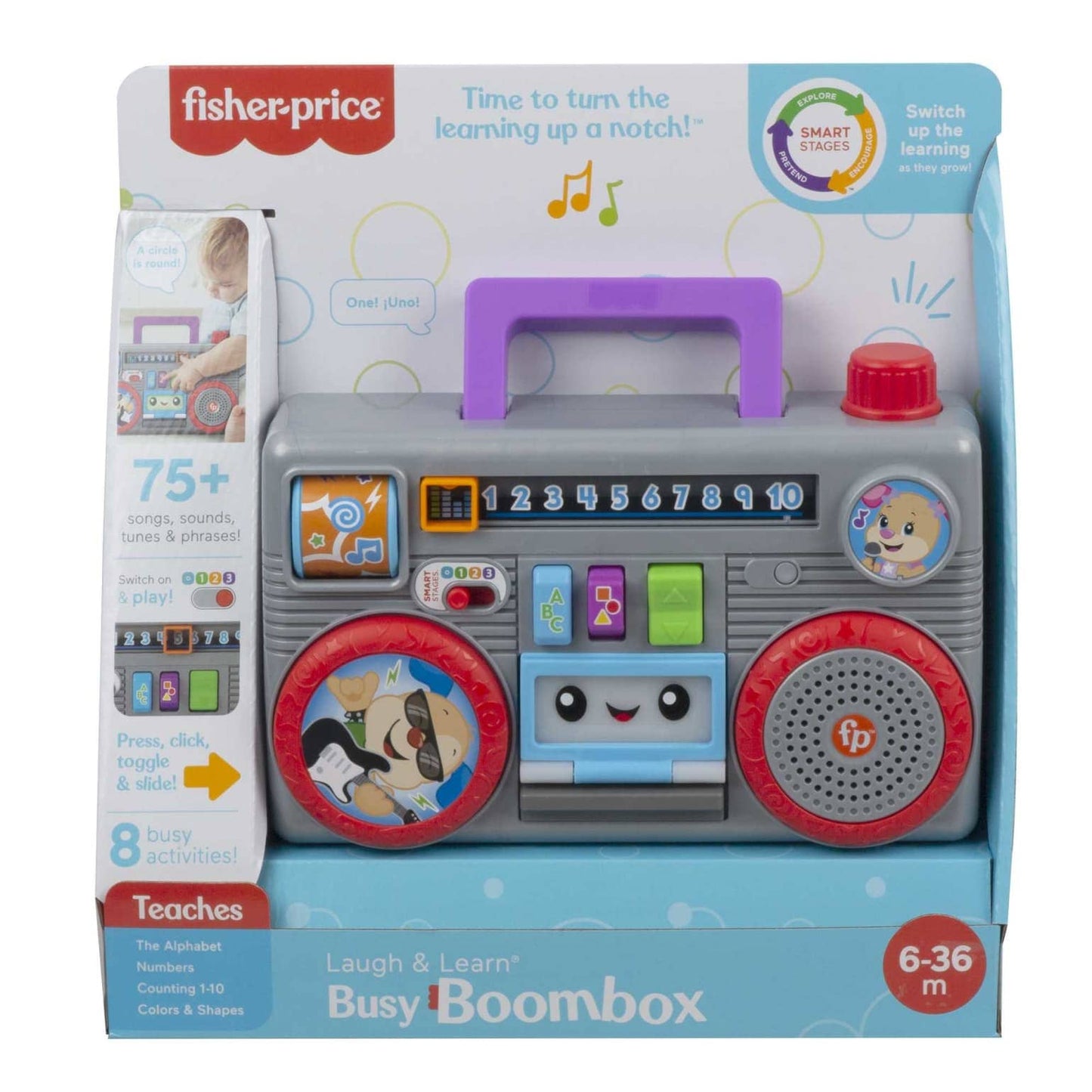Fisher-Price - Laugh & Learn Busy Boombox