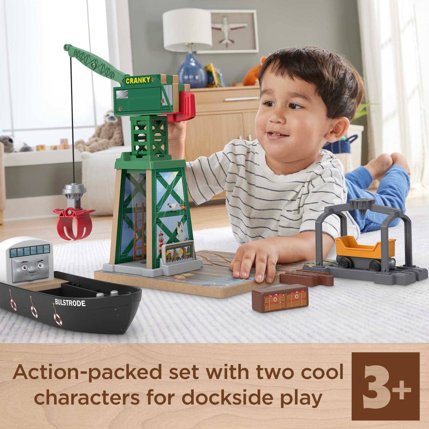 Thomas & Friends Wooden Railway Brendam Docks Playset