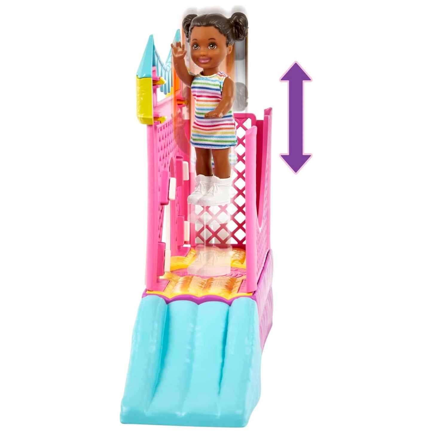 Barbie Skipper Babysitters Inc. Bounce House Playset With Dolls & Accessories