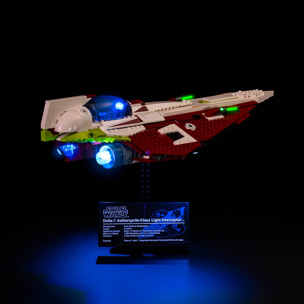 Light My Bricks - LIGHT KIT for LEGO UCS Obi-Wan's Jedi Starfighter 10215