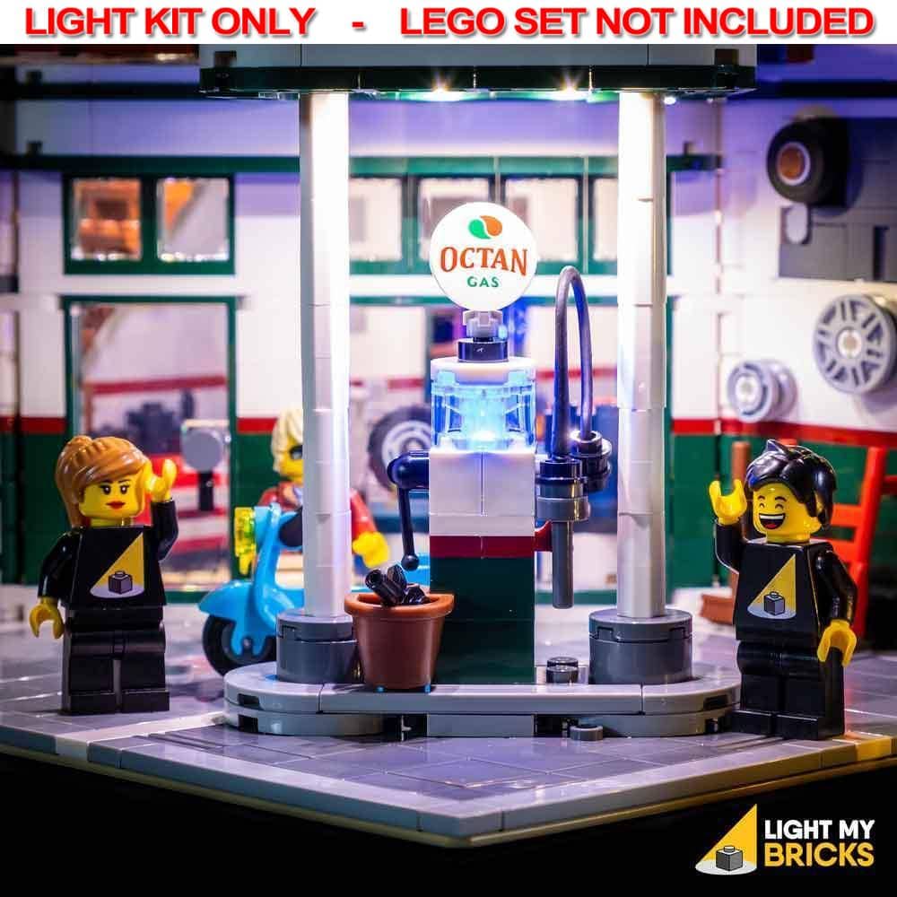 Light My Bricks - LIGHT KIT for LEGO Corner Garage 10264