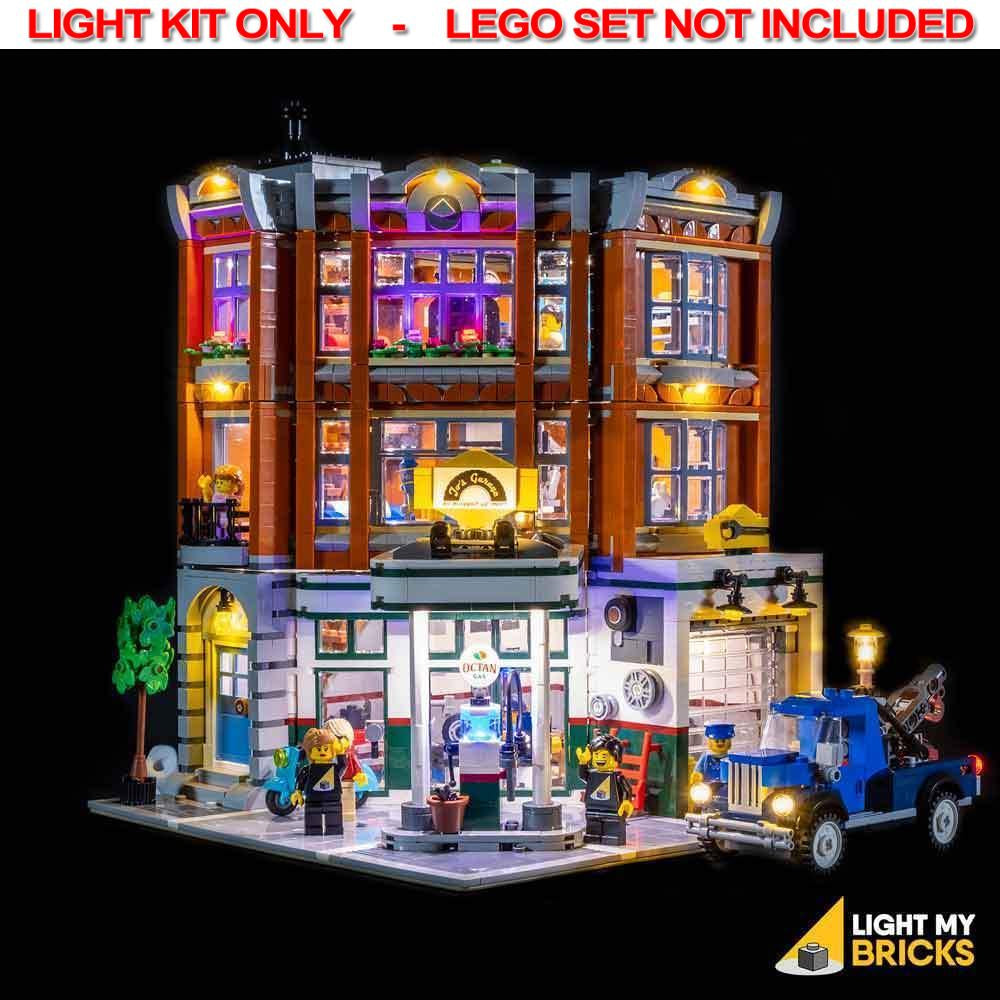 Light My Bricks - LIGHT KIT for LEGO Corner Garage 10264