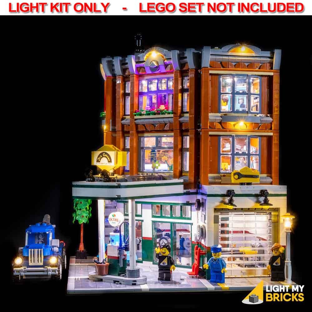 Light My Bricks - LIGHT KIT for LEGO Corner Garage 10264