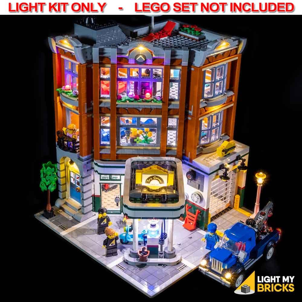 Light My Bricks - LIGHT KIT for LEGO Corner Garage 10264