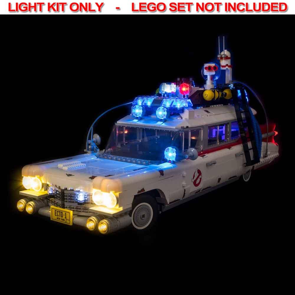 Light My Bricks - LIGHT KIT for LEGO Ghostbusters Ecto-1 10274 Light &amp; Sound &amp; Remote Control Kit