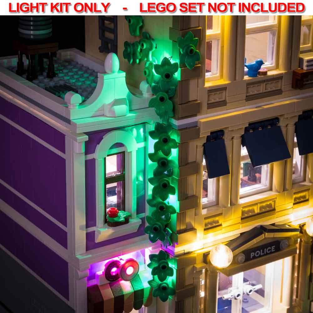 Light My Bricks - LIGHT KIT for LEGO Police Station 10278