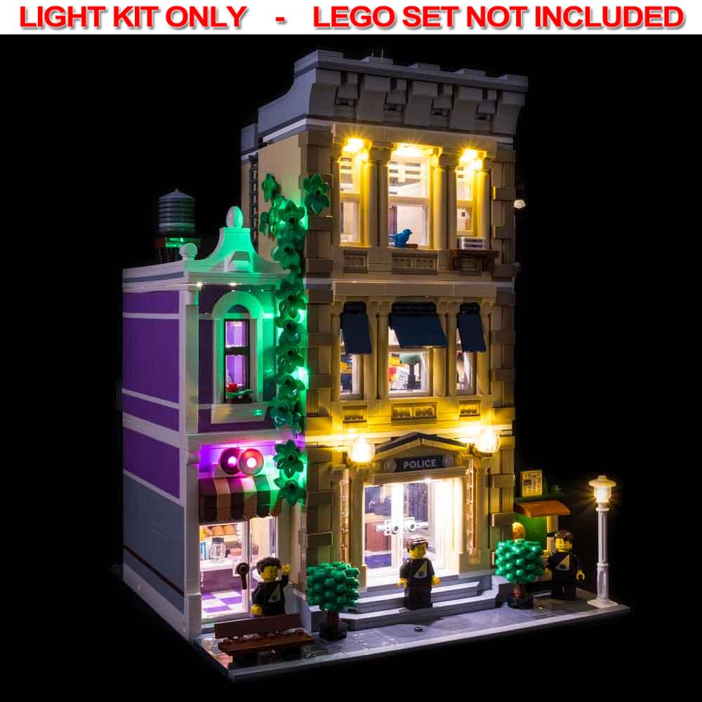 Light My Bricks - LIGHT KIT for LEGO Police Station 10278