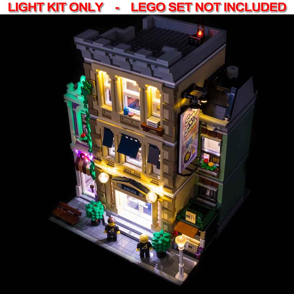 Light My Bricks - LIGHT KIT for LEGO Police Station 10278
