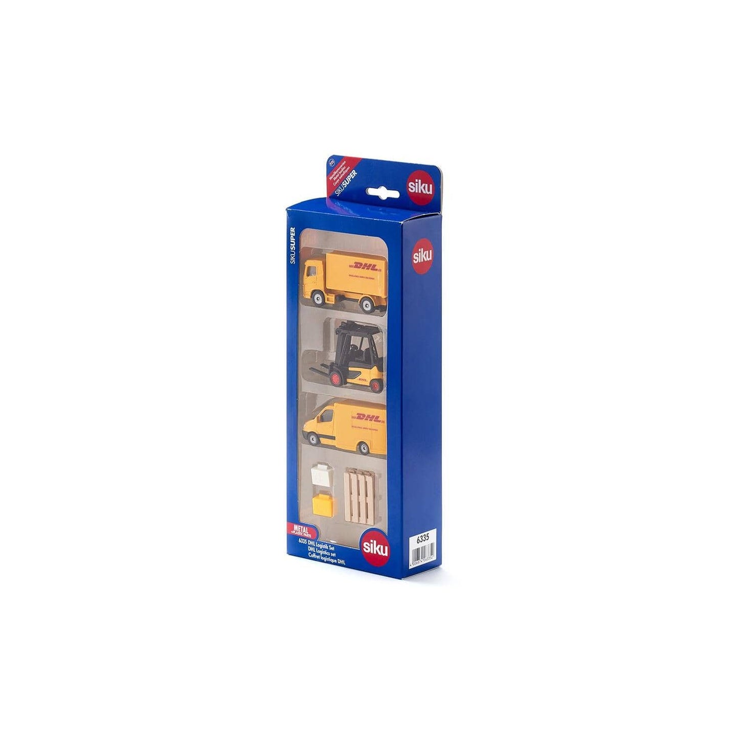 Siku - DHL Logistics 3 Vehicle And Accessories Playset
