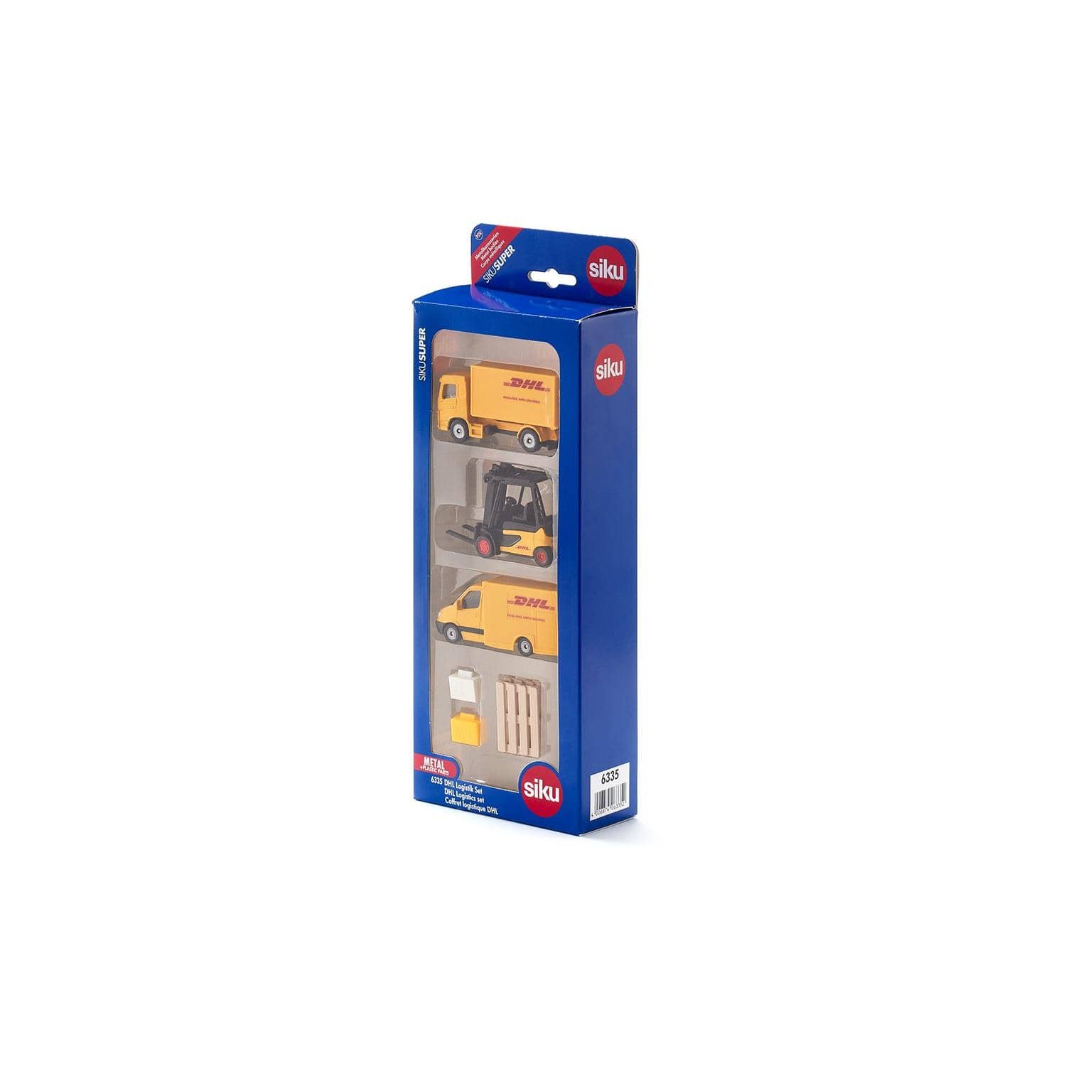 Siku - DHL Logistics 3 Vehicle And Accessories Playset