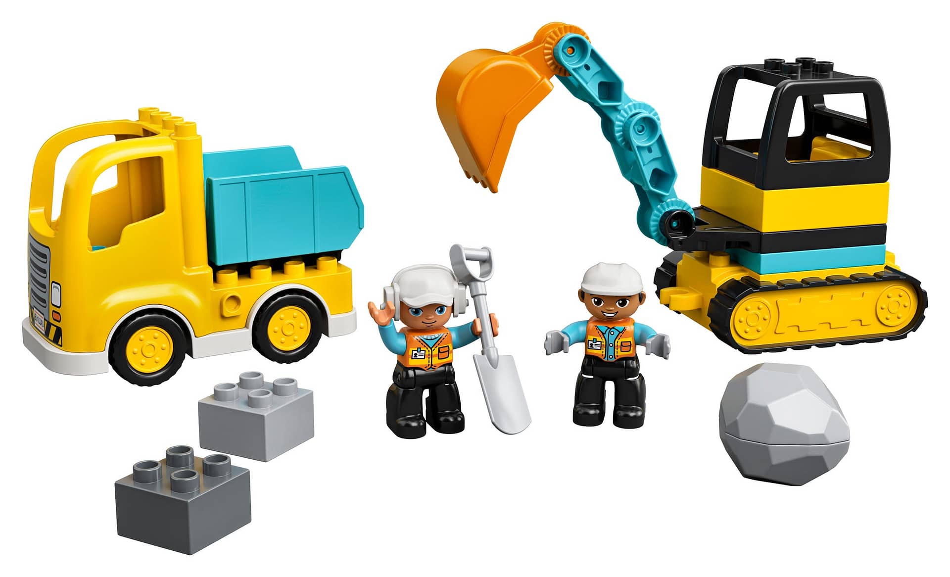 LEGO 10931 Truck & Tracked Excavator - DUPLO
