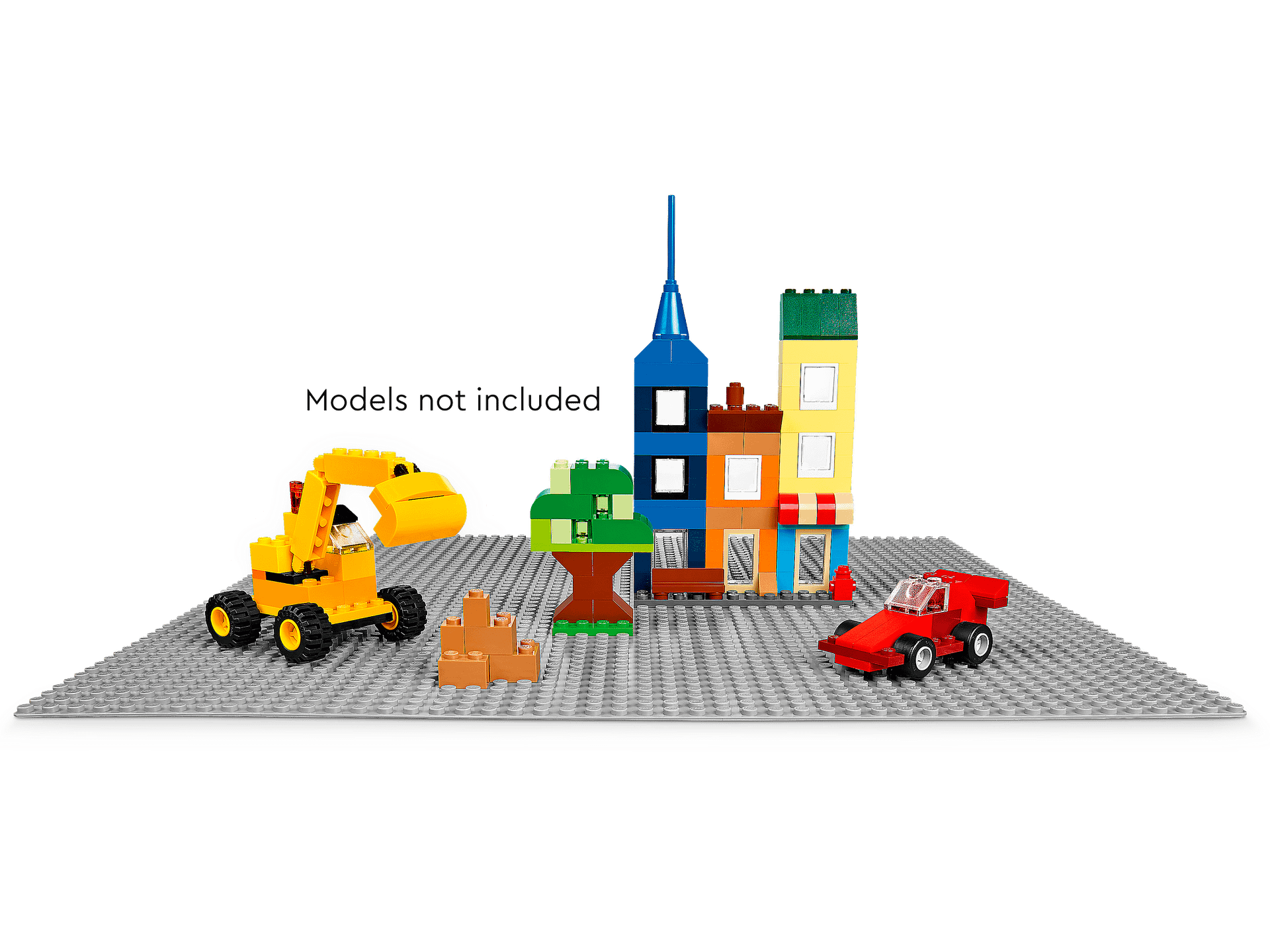 LEGO 11024 Gray Baseplate - Classic 4+