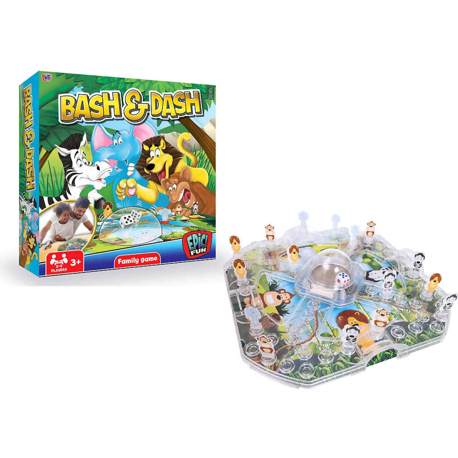 Hti - Toys - Bash And Dash Family Game Epic Fun!
