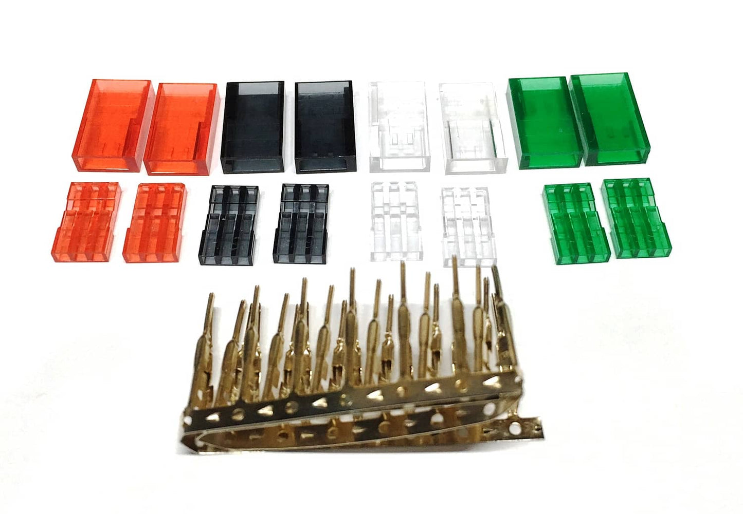 TY1 -  FUTABA FEMALE CONNECTOR KIT 8 PLUGS 2 EACH COLOR TY40751