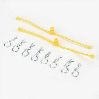 DUBRO -  BODY KLIP RETAINERS YELLOW 2PC  2247