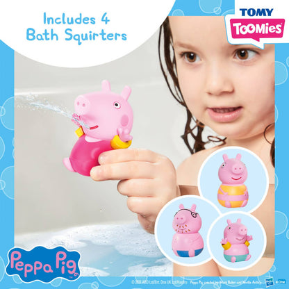 TOMY - Toomies Peppa Pig Bath Toys Set