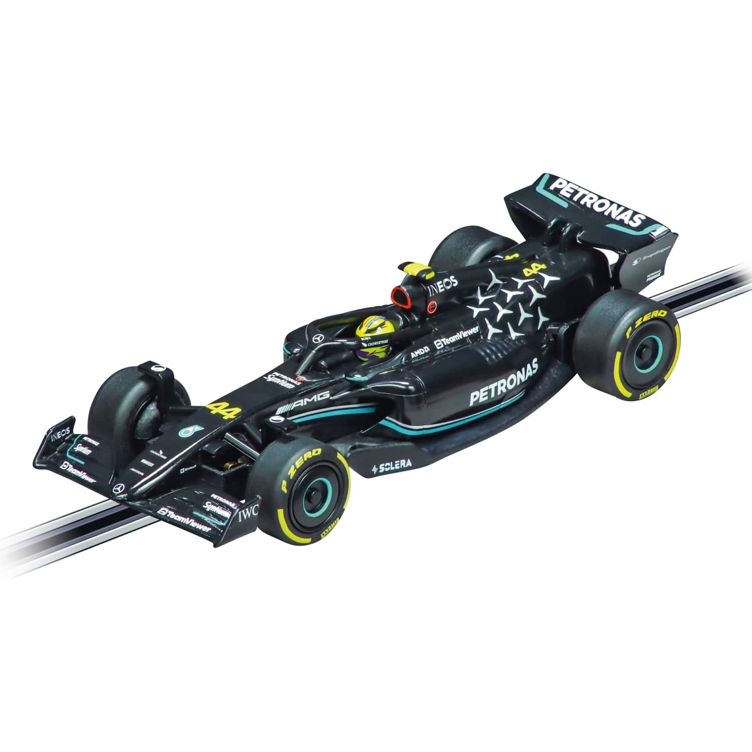Carrera - GO 1:43 - Mercedes AMG F1 W14 E Performance L Hamilton No.44 - Slot Car