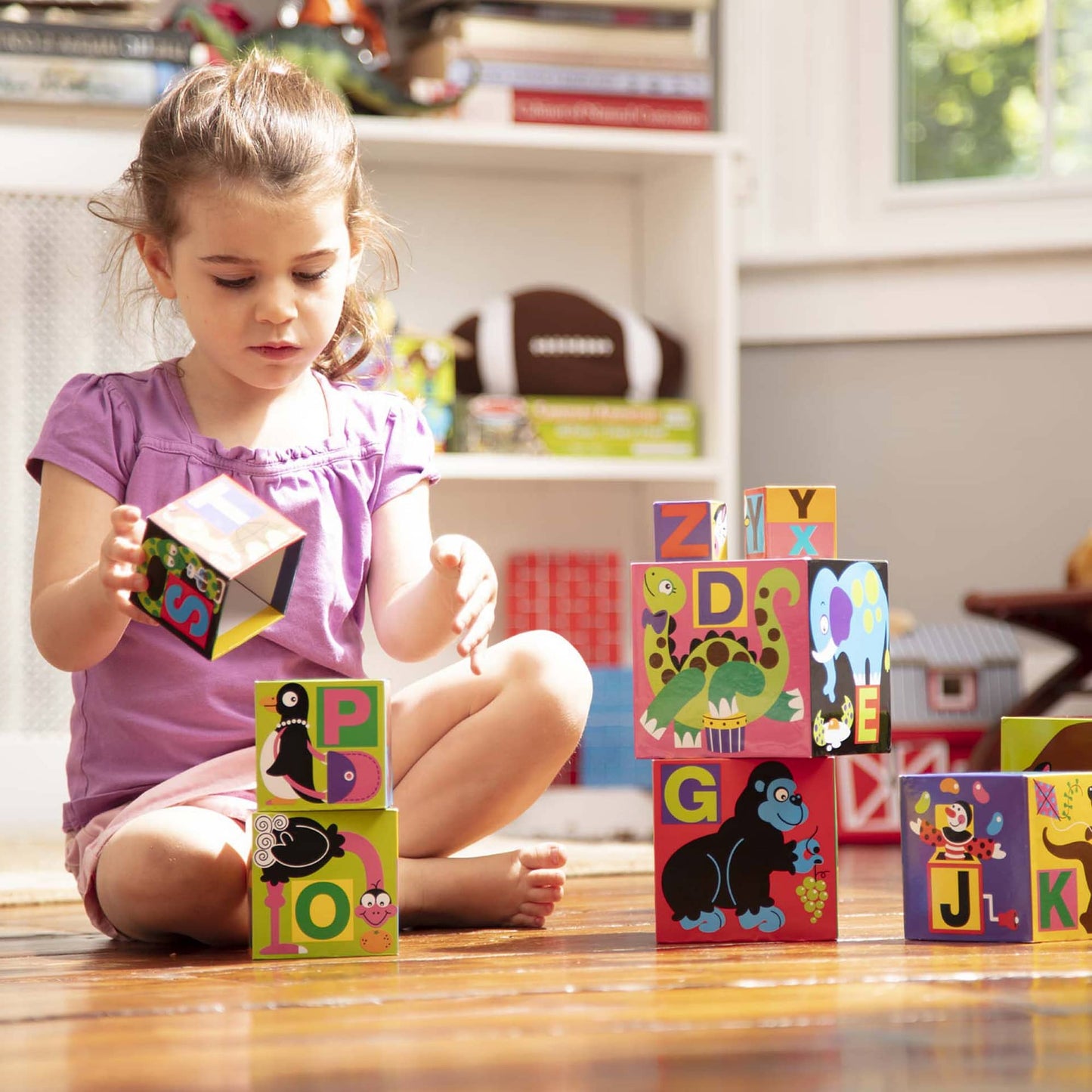 Melissa & Doug - Alphabet Nesting And Stacking Blocks