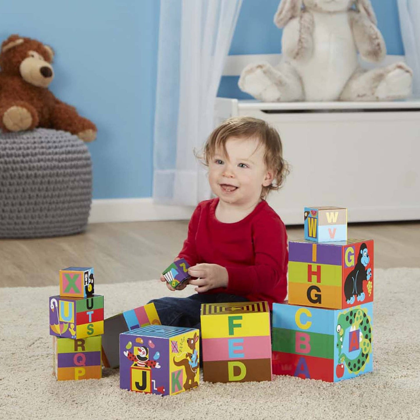Melissa & Doug - Alphabet Nesting And Stacking Blocks