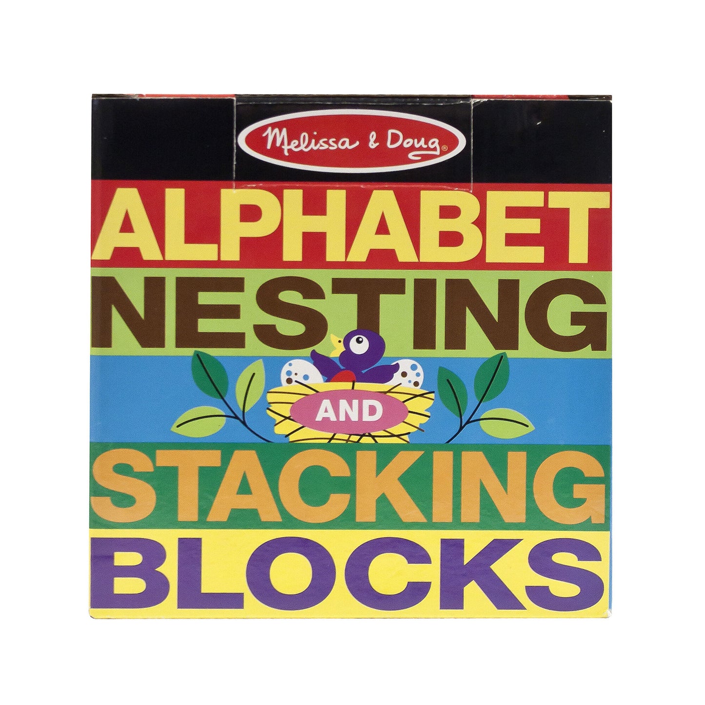 Melissa & Doug - Alphabet Nesting And Stacking Blocks