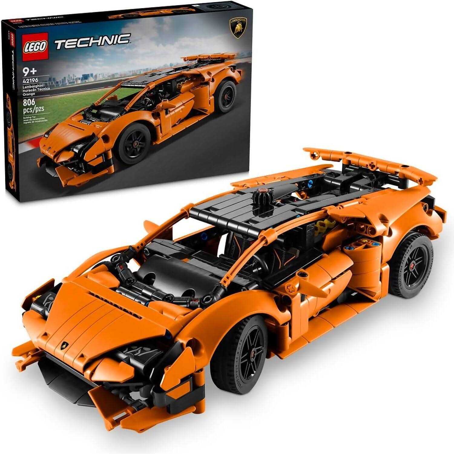 LEGO 42196 Lamborghini Hurac n Tecnica Orange - Technic