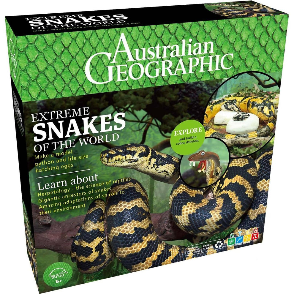 Australian Geographic - Snakes Of The World Kit – Toys and Hobbys Australia