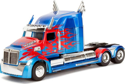 Jada Toys - Hollywood Rides 1:24 Die-Cast Optimus Prime Western Star Truck - Transformers 5 The Last Knight Collectible