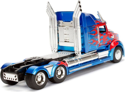 Jada Toys - Hollywood Rides 1:24 Die-Cast Optimus Prime Western Star Truck - Transformers 5 The Last Knight Collectible