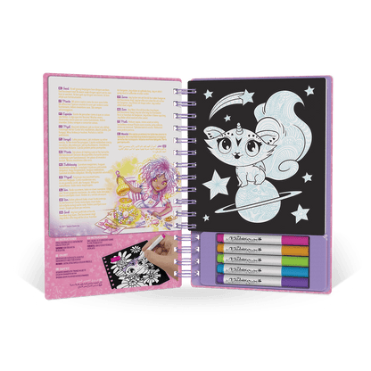 Nebulous Stars - Magic Pattern Velvet Small Creative Book