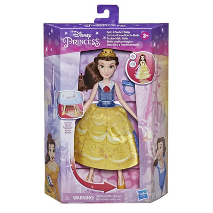 Disney -  Princess Belle Fashion Doll Spin & Switch